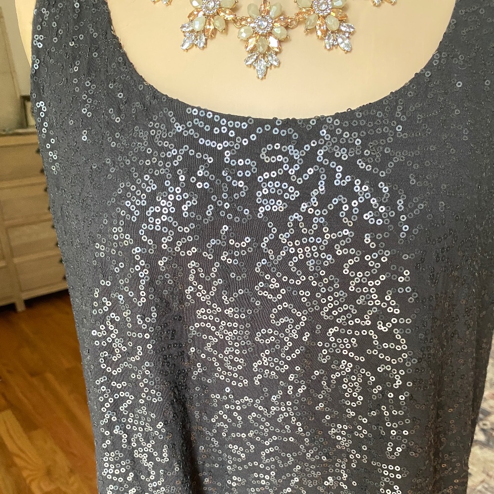 TALBOTS Sequin Tank - Size 1XP